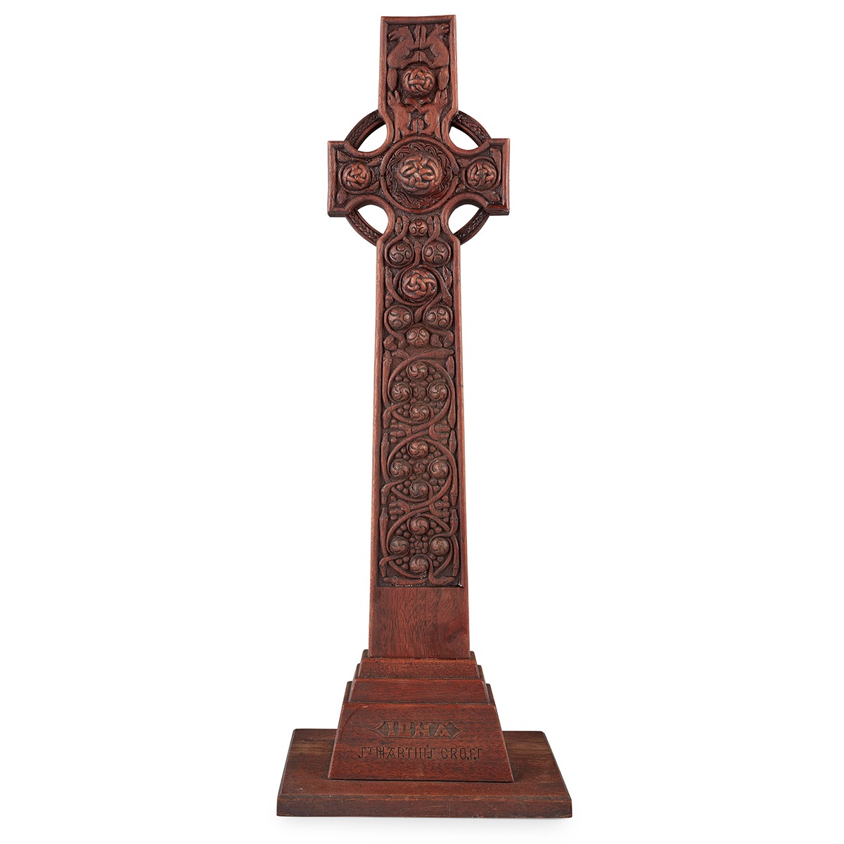 LOT 239 | IONA - A SCOTTISH PROVINCIAL LARGE OAK ST. MARTIN'S STANDING CROSS | ALEXANDER RITCHIE | £1,000 - £1,500 + fees